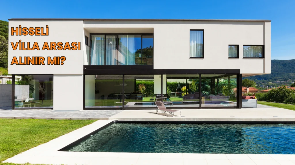 hisseli villa arsası alınır mı corlu gayrimenkul yasin minaz